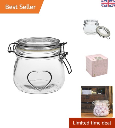 500ml airtight heart shaped - airtight, heart-shaped