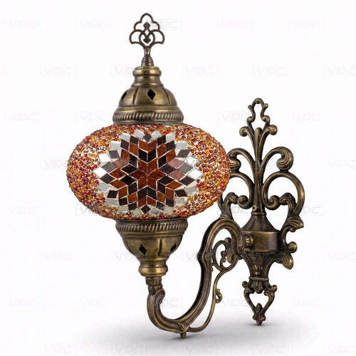 Amber turkish mosaic wall - amber,