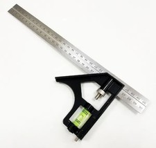 300mm Adjustable Engineers Combination Try Square Set 12” Right Angle Guide UK