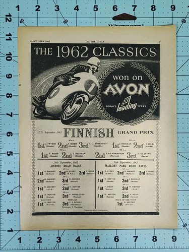 1962 avon tyres - avon,