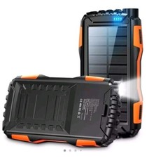 Solar Power Bank Portable Charger, 46800mAh Huge Capacity External Battery Pack