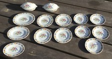 Old Vintage 1930/40 Paradise Bird Childs Part Dinner Service Set Plates Tureens 