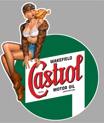 Castrol and shell pin - castrol, up