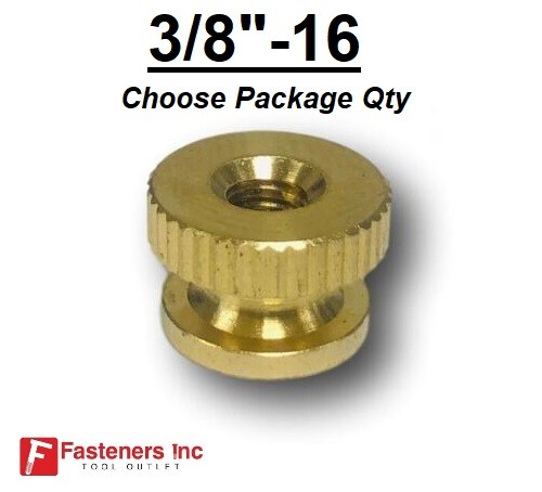 Solid brass knurled - brass,