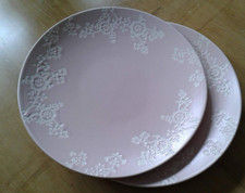 2 x SIA Pink Embossed Floral