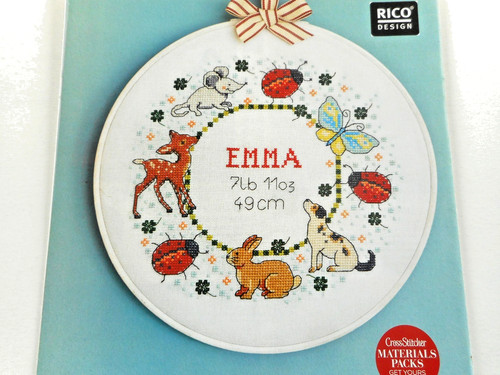 Baby birth sampler with - a,