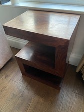 Walnut Wooden S Shape Side