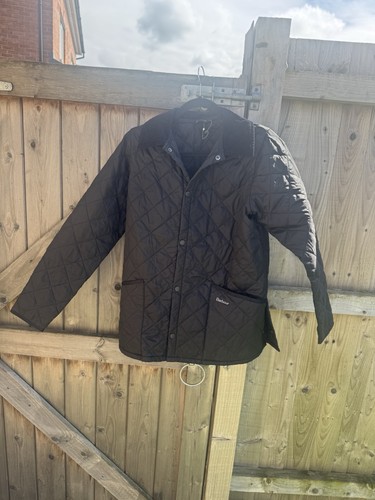 Barbour quilted jacket black - barbour,