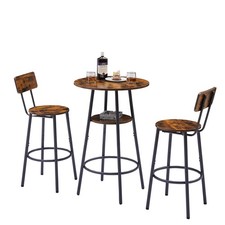 3 Piece Pub Dining Set Kitchen