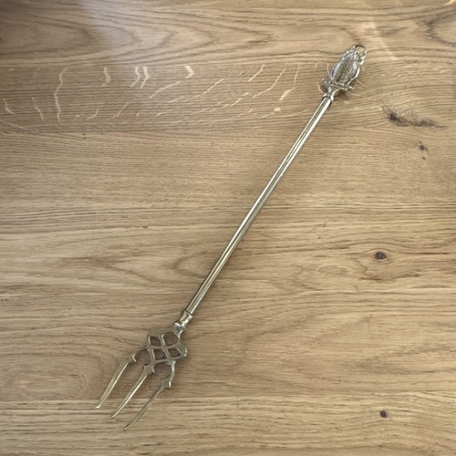 Vintage antique brass toasting - antique,