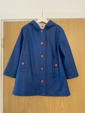 Hatley Unisex Navy Blue Lined Rain Coat Age 6 Years