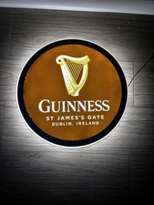 Guinness Light Up Bar Sign Pub Sign