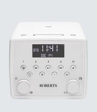 Roberts Sound49 Clock Radio DAB/DAB+/FM/CD/Bluetooth White C Grade