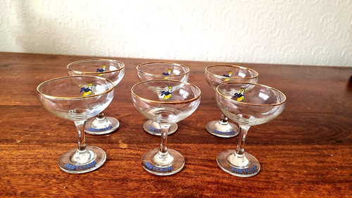 Six vintage 1970s gold - vintage, rim