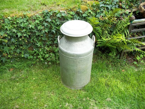 Vintage milk churn gallon - vintage,