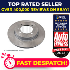 2x Brake Discs Pair Solid fits