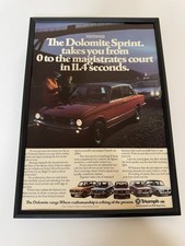 FRAMED Original 1978 Triumph