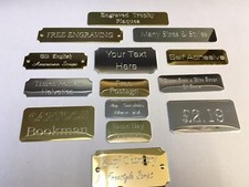 ENGRAVED TROPHY AWARD PLAQUE