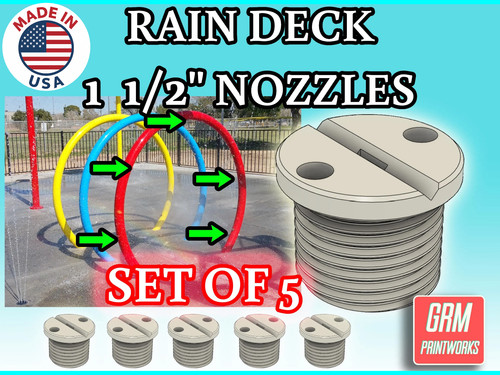 Rain deck spray nozzle - deck, 1
