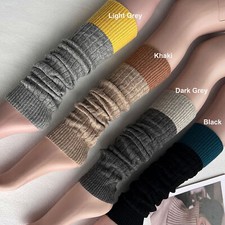 Winter Knitted Leg Warmers Assorted Colour Woolen Leg Socks for Boot