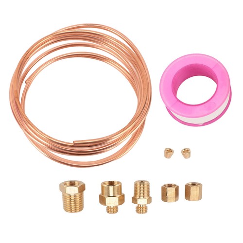 Oil pressure gauge line tubing - oil,