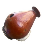 Udu clay drum with goat skin 