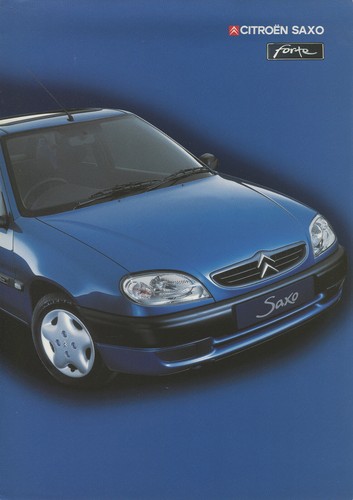 Car brochure citroen saxo - car, brochure: