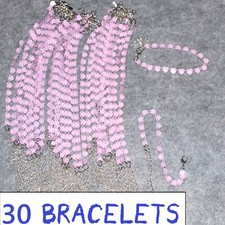 Handmade purple hearts - 30,