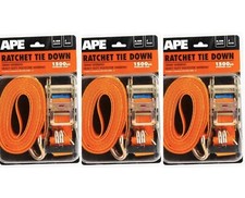 3 x APE Heavy Duty Ratchet Tie