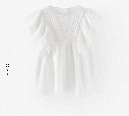 Zara baby girl white dress - zara,