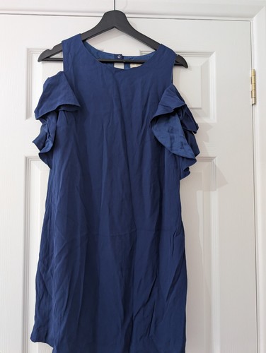 Monnalisa blue chiffon shift - chiffon,