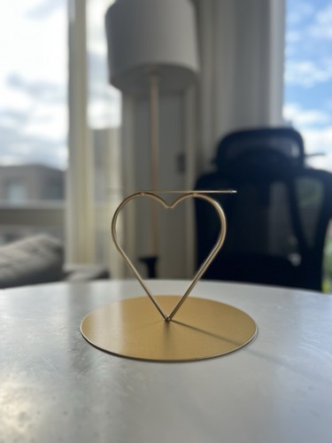 Metal heart shape - metal, cake