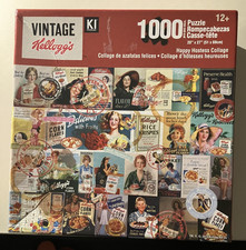 Vintage Kellogg's Jigsaw KI Puzzles Happyy Hostess 1000 Pieces