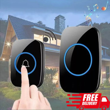 Waterproof Wireless Door Bells 1000ft Long Range Battery Home Cordless Doorbell