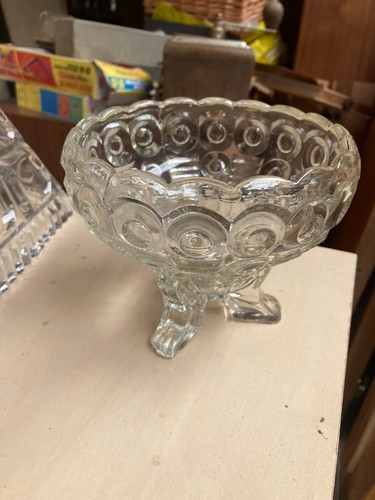 Crystal glass trinket - glass,