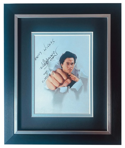 Jackie chan signed - chan, framed