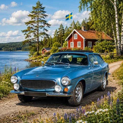 Volvo p1800es swedish shooting - volvo,