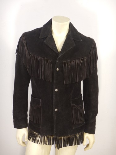 Vintage schott black suede - schott,