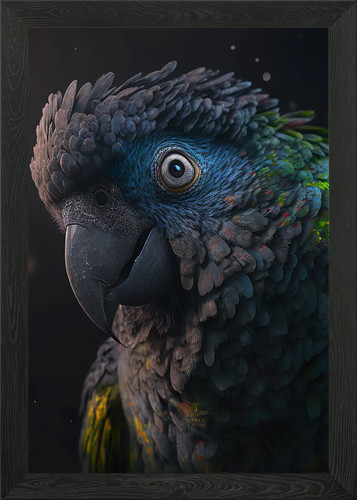 Senegal parrot framed - senegal, wall