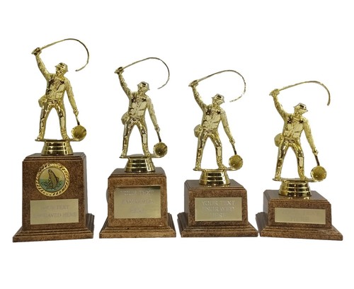 Personalised gold fisherman - personalised,