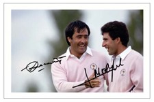 JOSE MARIA OLAZABAL & SEVE BALLESTEROS Signed Autograph PHOTO Gift Print GOLF