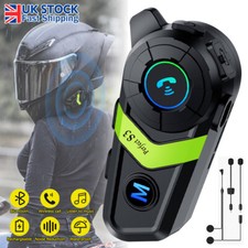 Bluetooth Answer 5.3 Motorcycle Helmet Headset Wireless Motorbike Headphone UK