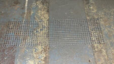 Galvanised Steel Mesh Off Cut 1221mm x 357mm, 25.4mm square holes, 3mm wire.