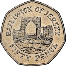 Jersey 50p Coin | Bailiwick of