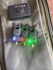 Steve Neville Bite Alarms and Receiver Bank Sticks Plus Trakker Carry Case