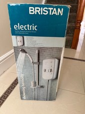 BRISTAN B85 ELECTRIC SHOWER 8.5KW WITH RISER & HEAD - NEW IN BOX