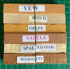 6 x Wooden pen blanks.ALL PRE