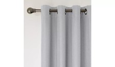 SAVE 70% Home Plain Blackout Eyelet Curtains - Dove Grey 168x229cm(2118)
