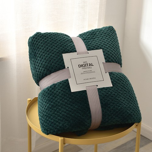 Luxury popcorn waffle blanket - waffle,