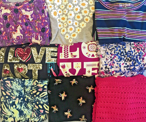 Girls lot tops pants - 9,